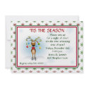 Whimsical Christmas Party Invitation by mousearte Whimsical Christmas Party Invitation