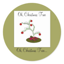 Whimsical Christmas Tree -stickers by seashell2 Whimsical Christmas Tree -stickers