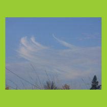 Whimsical Clouds Poster posters