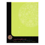 Whimsical Colorful Spring Flowers Pop Tree Nature letterhead