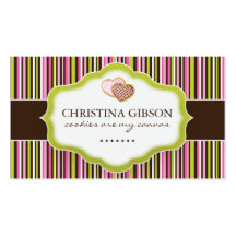 Whimsical Cookies & Bakery Business Cards