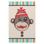 Whimsical Crazy Hat Sock Monkey Stationary Stationery