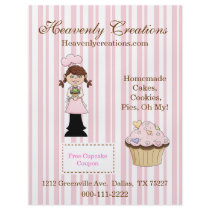 Whimsical Cupcake Bakery Flyer