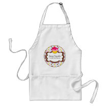 Whimsical Cupcake Bakery Personalized Apron