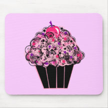 Whimsical Cupcake Mouse Pads