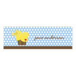 Whimsical Cupcakes Tree Butterflies Sweet Birthday business cards