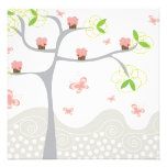Whimsical Cupcakes Tree Butterflies Sweet Birthday Invite