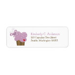 Whimsical Cupcakes Tree Butterflies Sweet Birthday labels