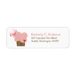 Whimsical Cupcakes Tree Butterflies Sweet Birthday Labels