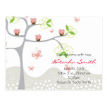 Whimsical Cupcakes Tree Butterflies Sweet Birthday postcards