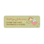 Whimsical Cute Sweet Fairy Stars Address Labels labels