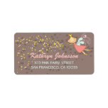 Whimsical Cute Sweet Fairy Stars Address Labels labels