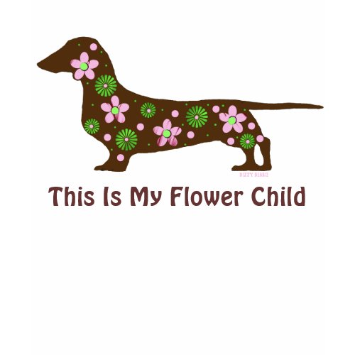 Whimsical Dachshund T-shirt shirt