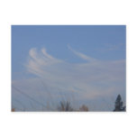 Whimsical Dancing Clouds Postcard