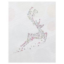 whimsical doodles christmas reindeer flyers