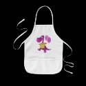 Whimsical Dragon Cupcake Balloons Kids Apron