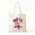 Whimsical Dragon Cupcake Balloons Tote Bag