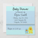Whimsical Ducks Baby Shower invitation