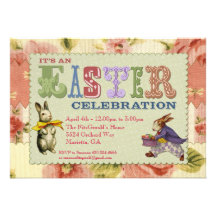 Whimsical Easter Party Invitation