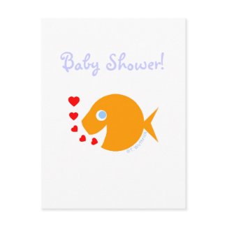 Whimsical Economical Baby Shower Invite Post Card postcard