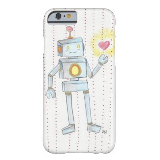 Whimsical Empathy Heart Robot' iPhone6 Barely There iPhone 6 Case