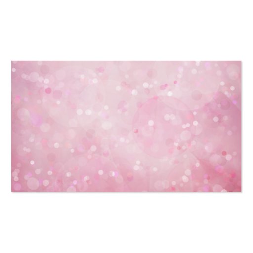 WHIMSICAL ethereal bokeh fancy frame gray pink Business Card Template (back side)