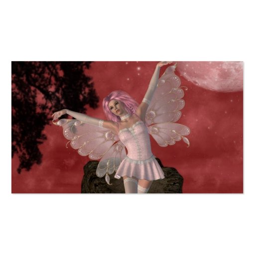 Whimsical Fairy Business Cards (back side)