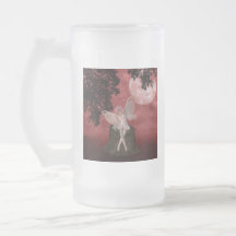 Whimsical Fairy  Frosted Beer Mug