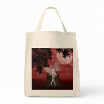 Whimsical Fairy  Grocery Tote Bag