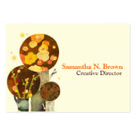 Whimsical Fall Trees Personal Business Card