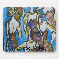 Whimsical Fashion Show. mousepads