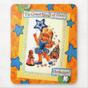 Whimsical Finny - Vintage mousepads by DreamyLing Whimsical Finny - Vintage mousepads