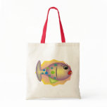 Whimsical Fish Art Gifts by gail gabel bags