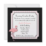 Whimsical Flamingo Party Invitation