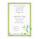 Whimsical Floral Wedding Invitation