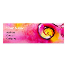 WHIMSICAL FLOWERS AND GOLD  BUTTERFLY MONOGRAM BUSINESS CARD TEMPLATE