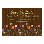 Whimsical Flowers | Save the Date Custom Invitation