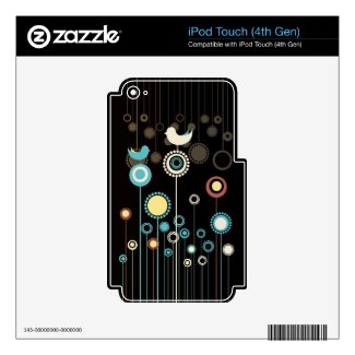 Whimsical Garden iPod Vinyl Skin musicskins_skin