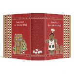 Whimsical Gingerbread Design binders