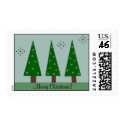 Whimsical Green Trees - postage postage by seashell2 Whimsical Green Trees - postage postage