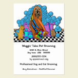 Whimsical Grooming Business And Appointment Card business cards