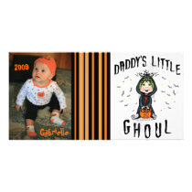 Whimsical Halloween Custom Photo Card photo cards