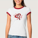 Whimsical Hearts t-shirts