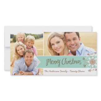 Whimsical Holiday Photo Cards photocard
