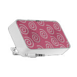 Whimsical Honeysuckle Pink Swirl Speaker