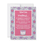 Whimsical Hoops Birthday Party Invitation