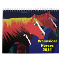 Whimsical Horses2011 calendars