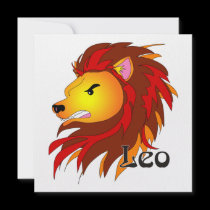 Whimsical Leo Invitations