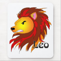 Whimsical Leo Mousepad