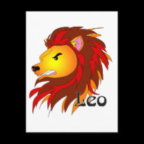 Whimsical Leo Postcards postcards